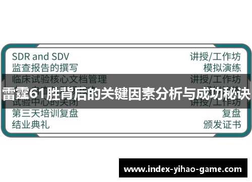 雷霆61胜背后的关键因素分析与成功秘诀